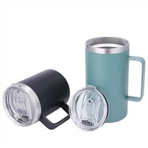 350ML Çift Duvar Vakumlu Kahve Fincanı Saplı